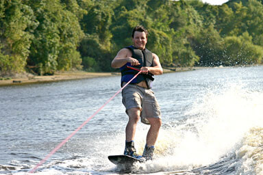 SPP A Man Water Skiing